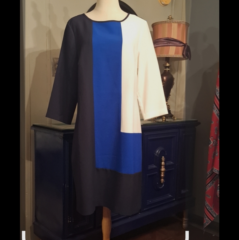 Studio One Color Block Dress